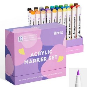 Acrylic Marker Pens ARRTX 30B, 30 Colours | LC303311