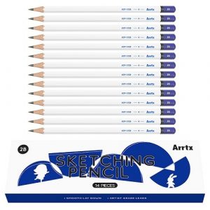 Drawing Sketch Pencil Set ARRTX 2B, 14pcs | LC303588