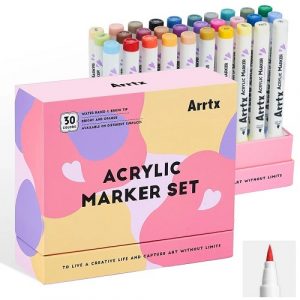 Acrylic Marker Pens ARRTX 30D, 30 Colours | LC304417