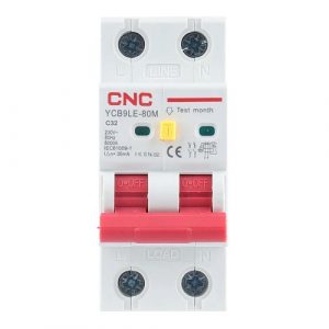 Residual Current Breaker with Over-Current, 2P, 32A, class C, 30mA, 6kA | NV821907