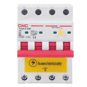 Residual Current Breaker with Over-Current, 4P, 20A, class C, 30mA, 6kA | NV821938