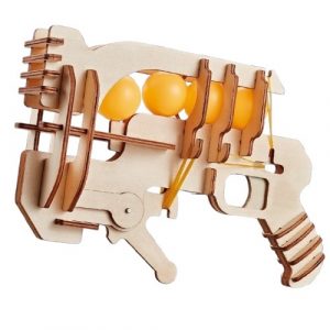 Wooden Assembly Kit Ping Pong Ball Gun | NV822836