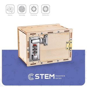 Wooden Assembly Kit Mechanical Lockbox, STEM Educational Toy | NV822942