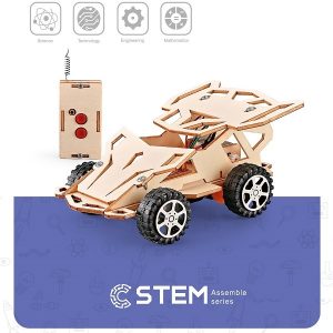 Wooden Assembly Kit Remote Control Car, STEM Educational Toy | NV822973