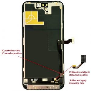 Display for iPhone 14 Pro Max, LTPO Soft OLED, 120Hz | TE322206